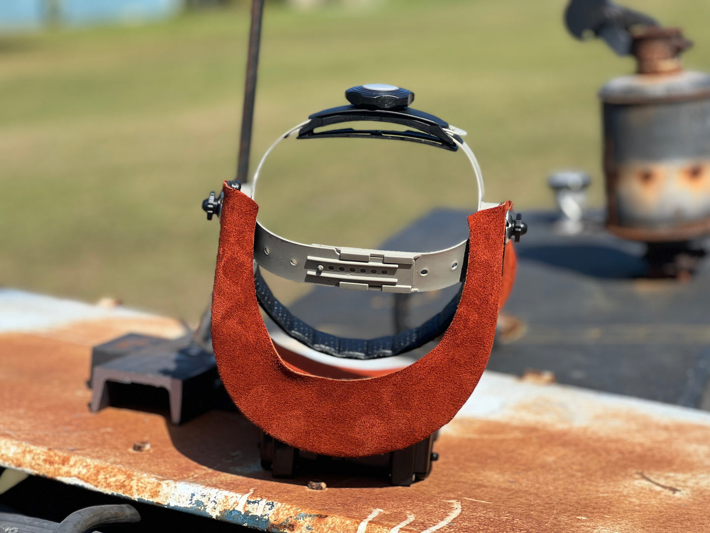 Rust chopped tiger hood