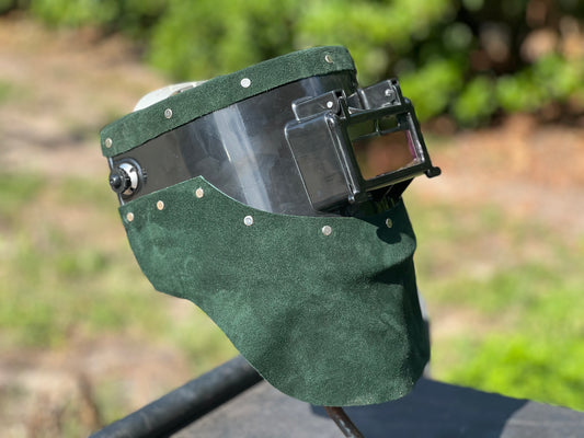 Green chopped tiger hood