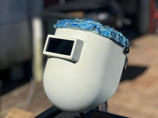 Ocean blue Pirarucu chopped sugar scoop.