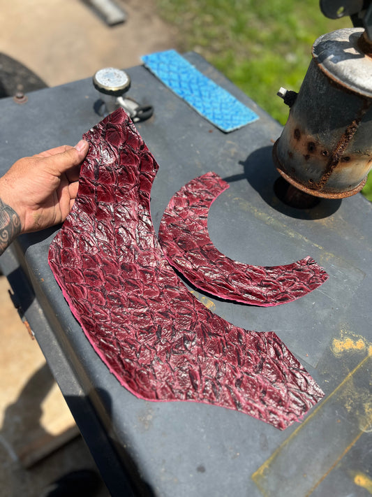 Pirarucu leather kit