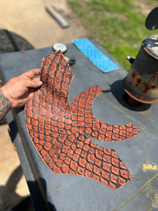 Pirarucu leather kit