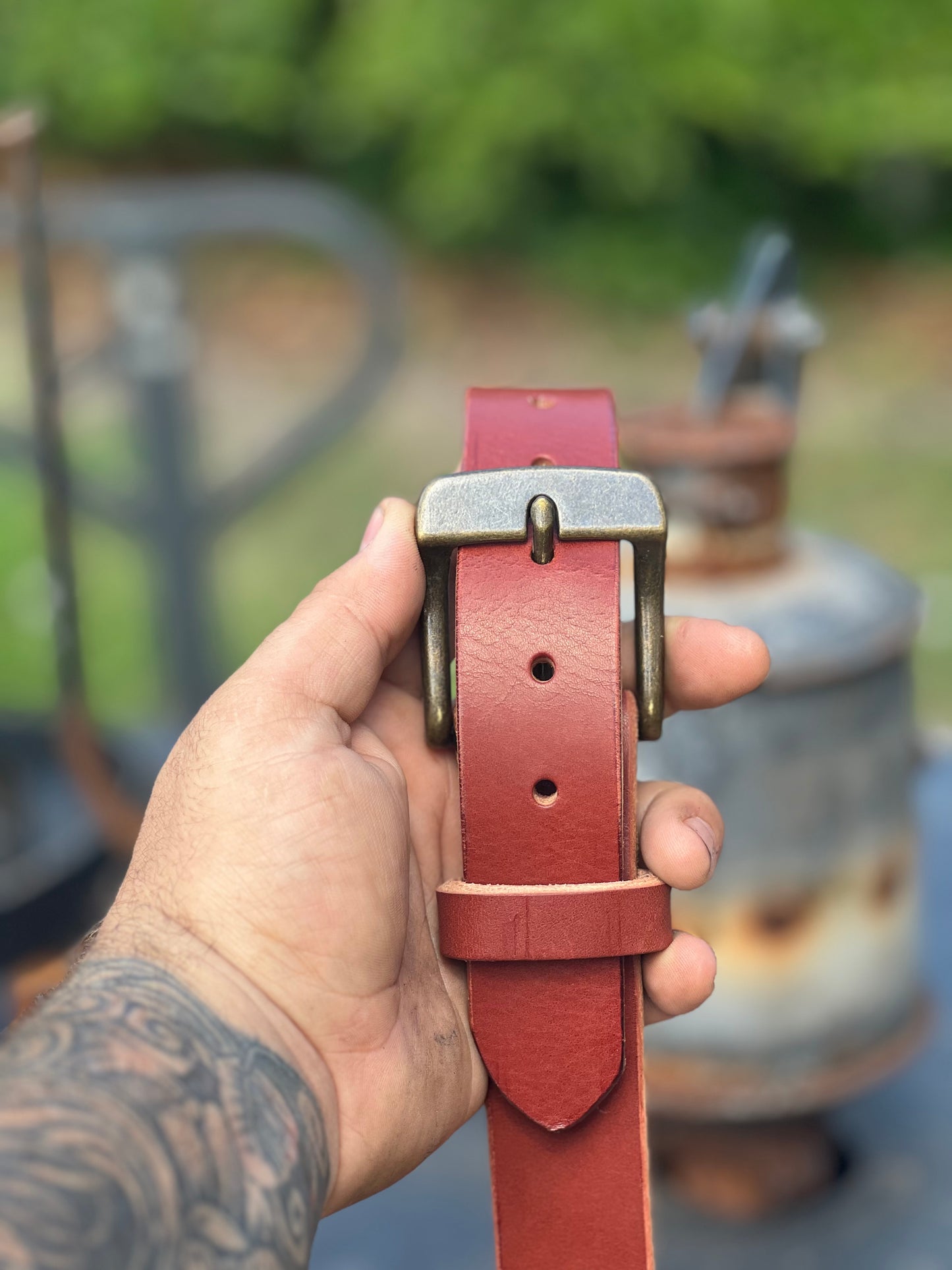 Reddish brown belt