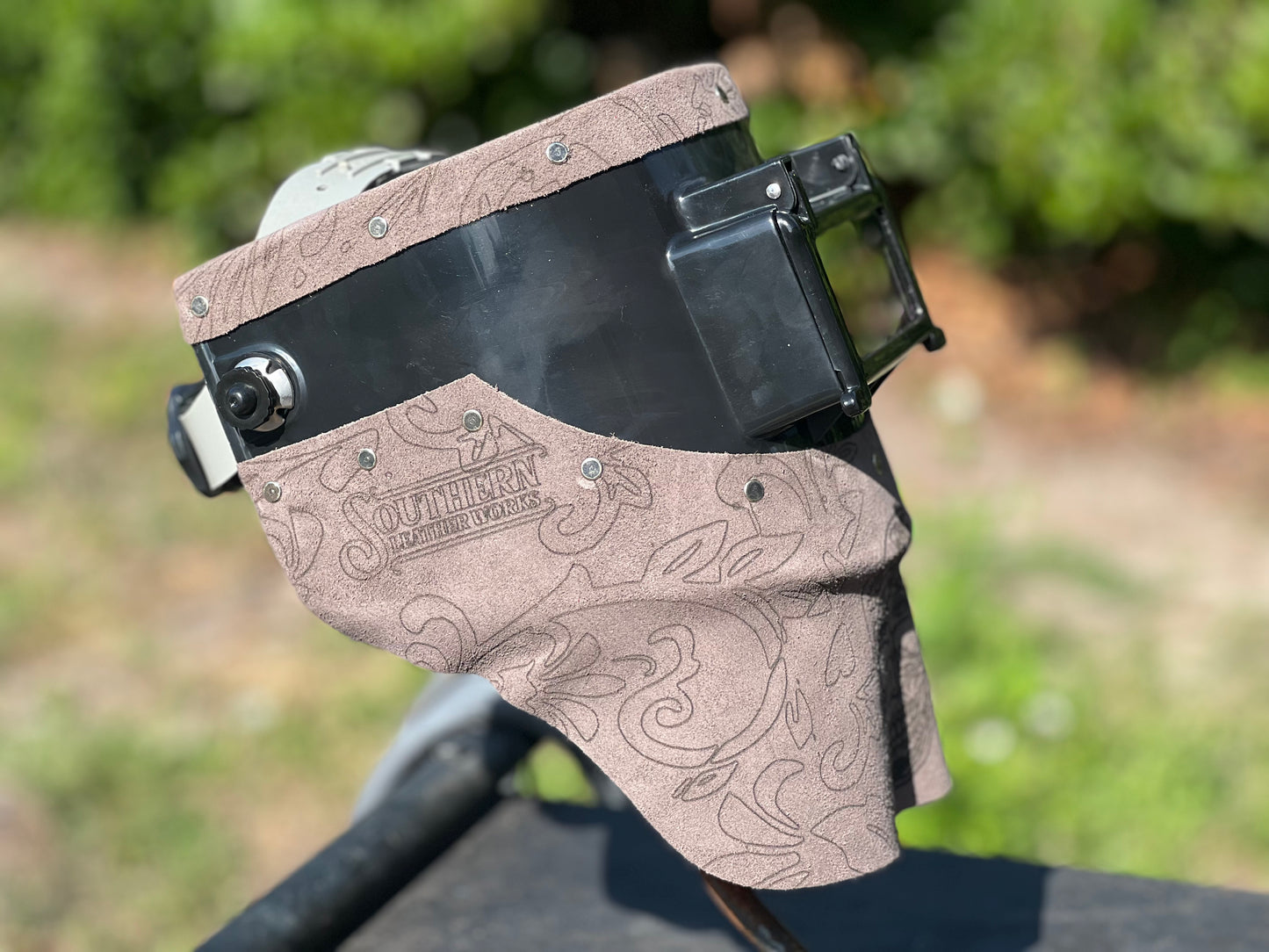 Skull chopped tiger hood