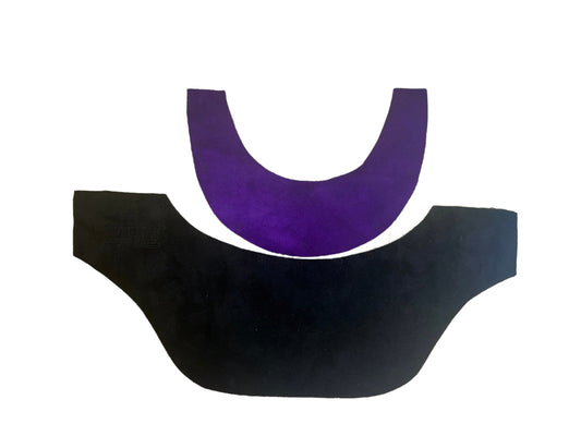 Purple tiger hood sugar scoop and pipeliner welding hood leather diy kit.